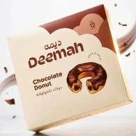 ديمه دونات كيك شوكلاته 40غم 1*12 باكيت*12حبه*150فلس