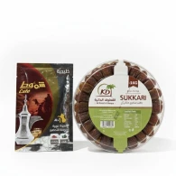 تمر سكري القطوف الدانية 1 كغم + كيس قهوة شموط1*8