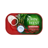 سردين حون وست 120 غرام بالصلصة الحارة 1*12 علبه