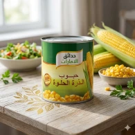 ذرة حدائق الامارات 140 غم 1*24 علبه مع ملعقه