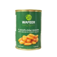 فاصوليا بيضاء بالصلصة وفير 400 غم 1*24