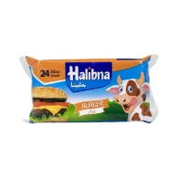 جبنة حليبنا شرائح برغر 24 قطعه (1*3 عرض ) | 6 علبة