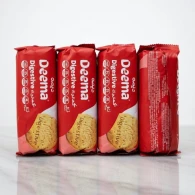 ديمه بسكويت نخاله 130 غم 1*4 باكيت * 6 عرض *4 حبات*1دينار